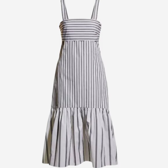 Ventura Striped Tie Back Midi Dress - Picture 4 of 4